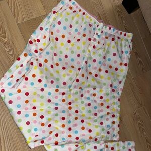 VS PINK polka dot pajama pants